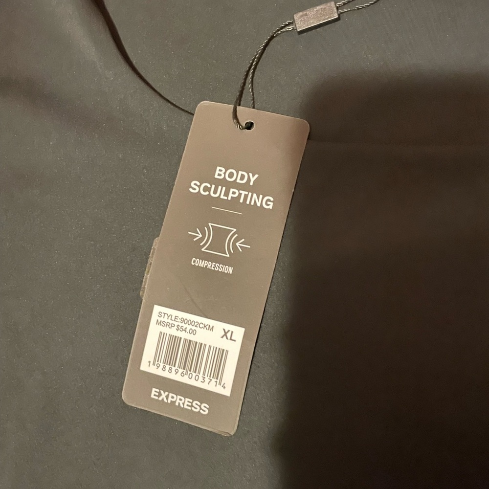 Express Black Scoop-Neck Sleeveless Bodysuit - Picture 2 of 5